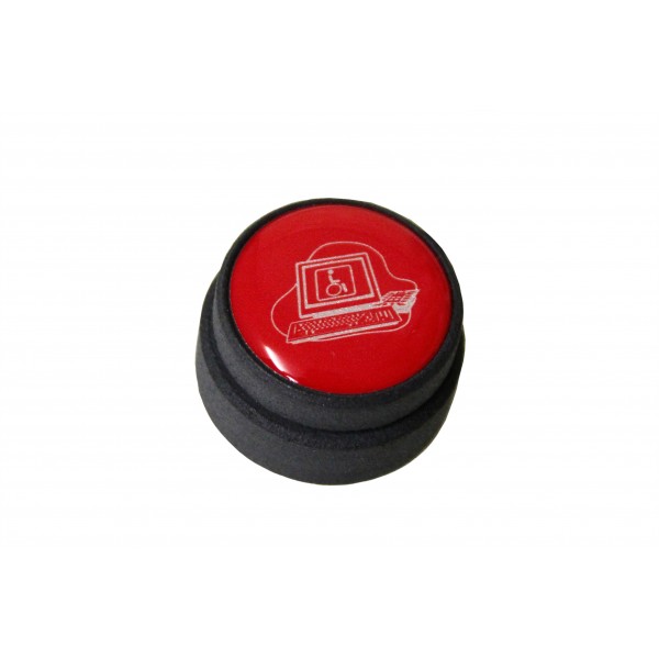 HE Taster rot 25 mm
